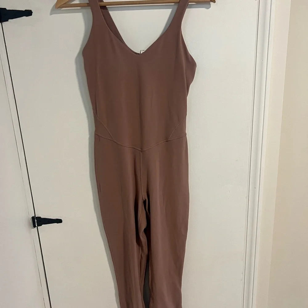lululemon athletica Aligned Mauve 25” Bodysuit